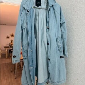 Vans Blue Jean Jacket Oversized Denim